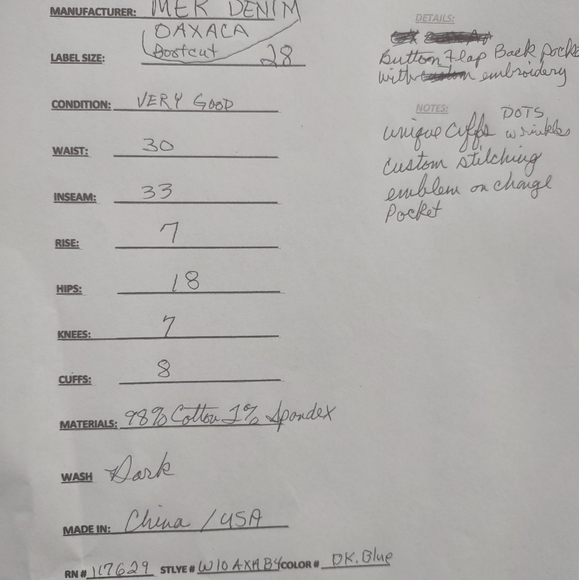 MEK DENIM Jeans "unique" - Picture 15 of 15